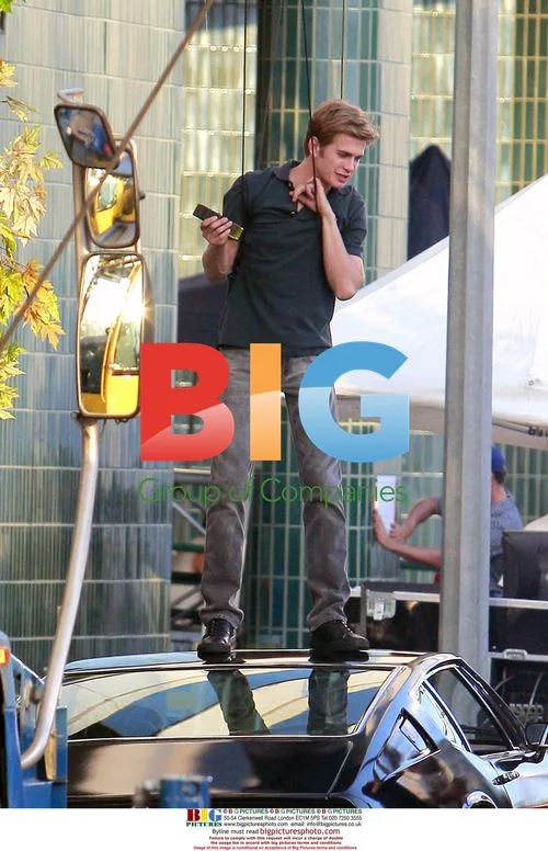 Hayden Christensen in Wire Stunt for LaCoste