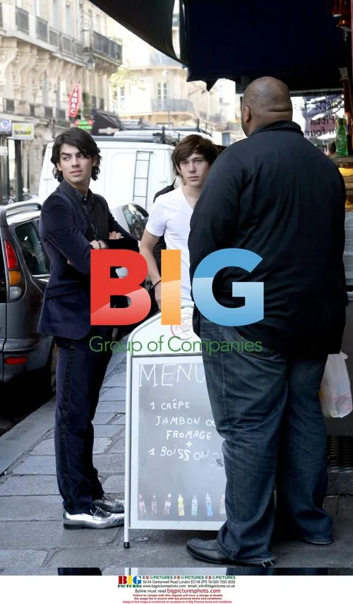 Jo Jonas visits Centre Pompidou in Paris
