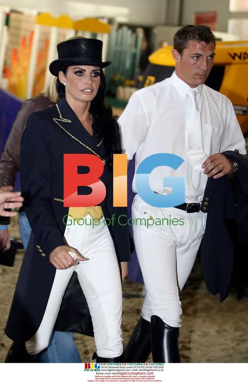 Katie Price performing dressage
