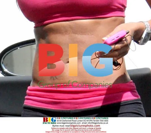 Mel B Leaving Gym in West Hollywood