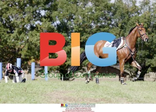 Zara Phillips takes a tumble at horse competition
