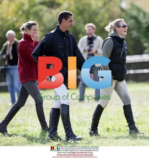 Zara Phillips Tumbles at Horse Competition