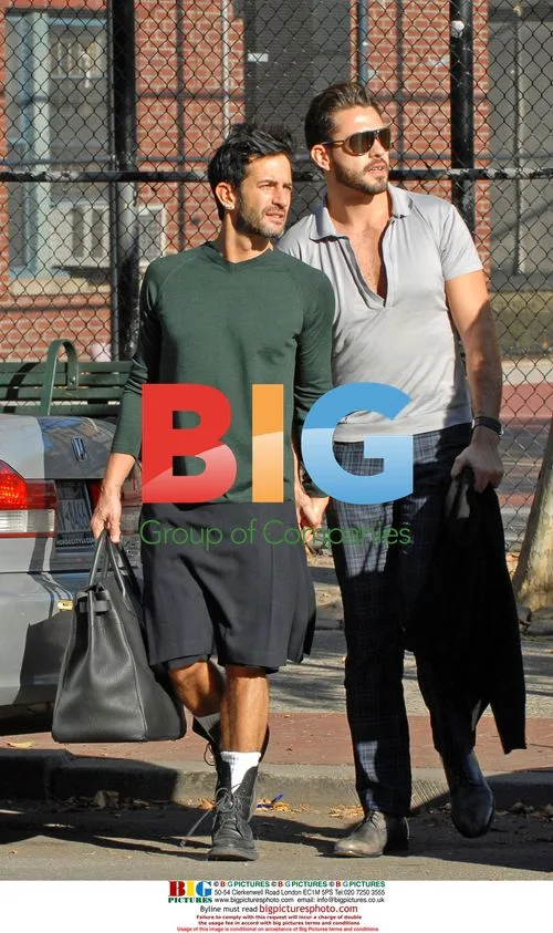 Marc Jacobs and Lorenzo Martone in NYC