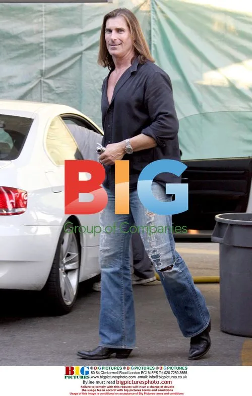 Fabio Lanzoni at carwash in West Hollywood