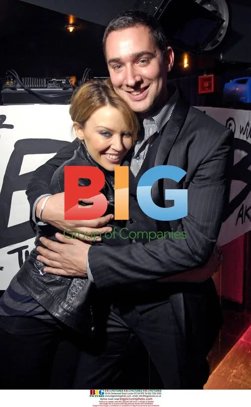 Kylie Minogue and William Baker at B-Boy Underwear Launch