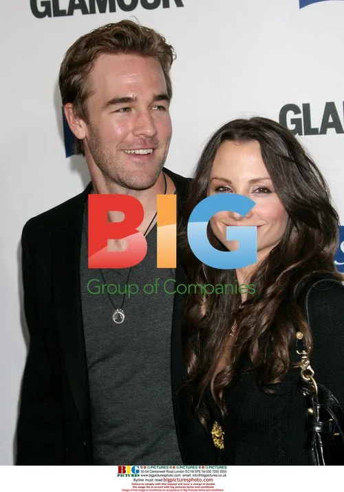James Van Der Beek and Heather McComb at Glamour Reel Moments