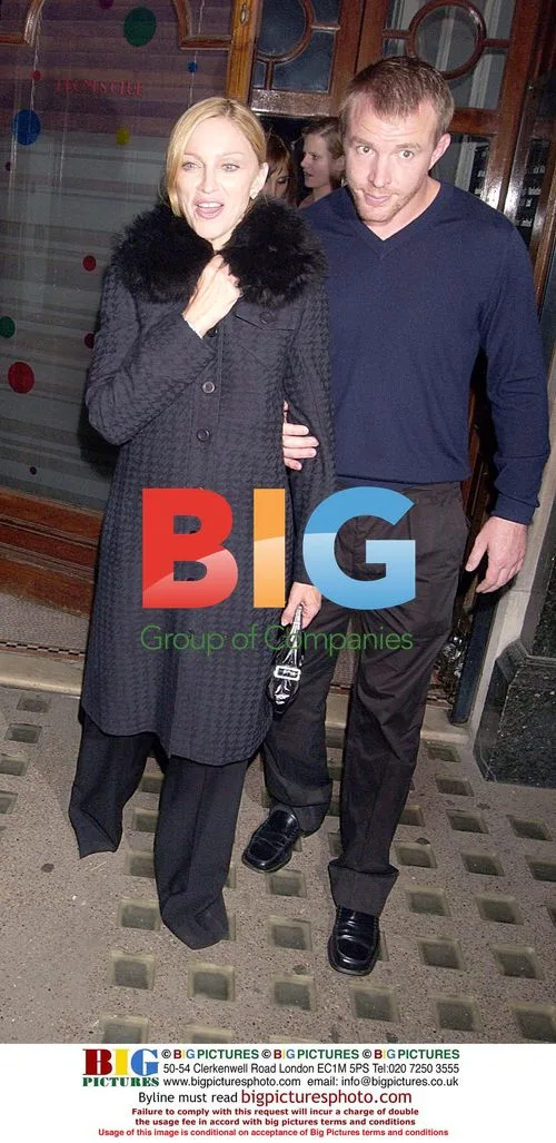 Guy Ritchie and Madonna at Birthday Party