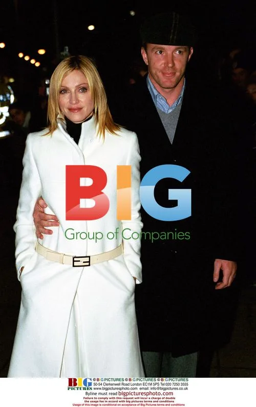 Madonna and Guy Ritchie at "Mean Machine" Premiere