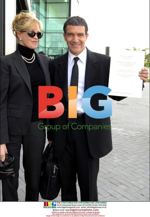 Antonio Banderas and Melanie Griffith arrive in Malaga