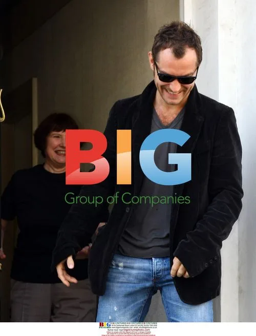 Jude Law Attends Voice Coaching