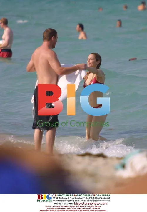 Madonna and Guy Ritchie at Beach in Miami