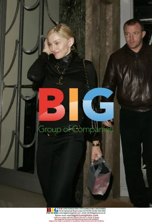 Guy Ritchie and Madonna Leaving Hotel