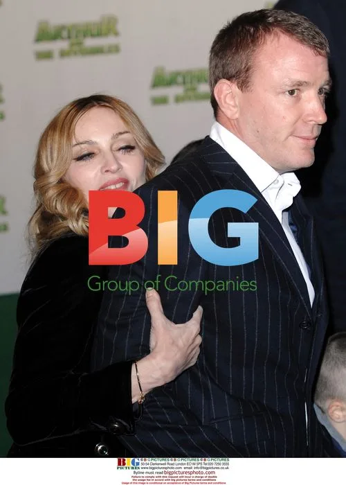 Madonna and Guy Ritchie at Arthur And The Invisibles premiere