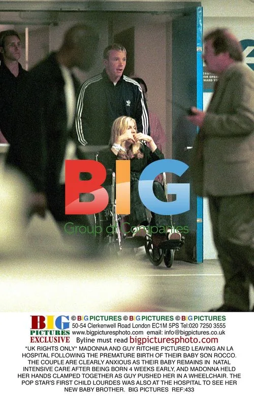 Madonna and Guy Ritchie leave LA hospital with baby Rocco