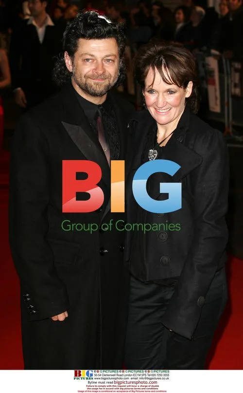 Andy Serkis and Lorraine Ashbourne at Frost Nixon premiere