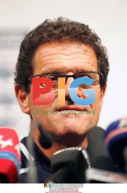 Fabio Capello at England FA press conference