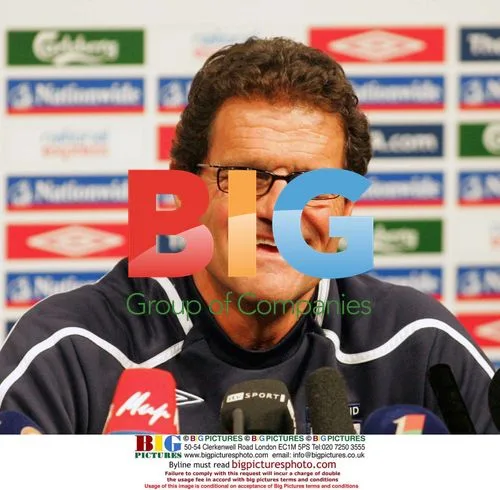 Fabio Capello at England press conference