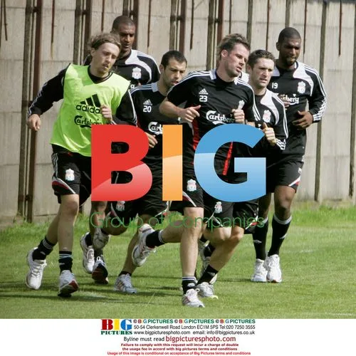 Liverpool FC Training in Melwood, UK
