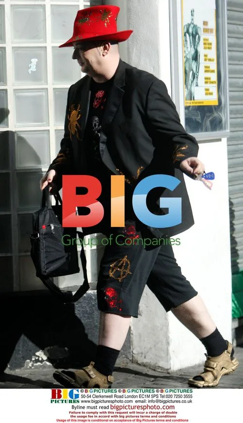 Boy George Attends Cinema in Soho