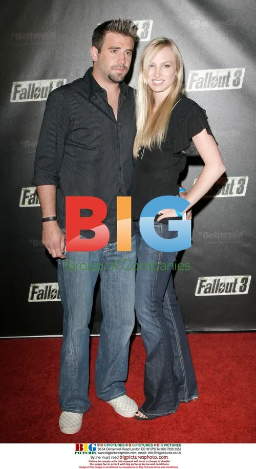 Jason Wahler and Katja Decker-Sadowski at Fallout 3 Launch