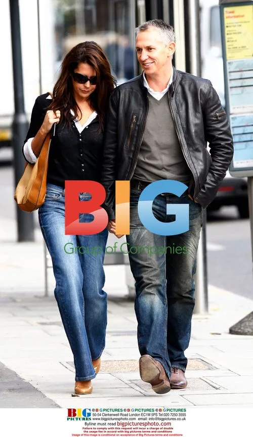 Gary Lineker and Danielle Bux in London
