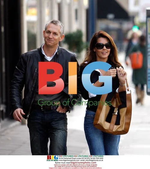 Gary Lineker and Danielle Bux Take Stroll