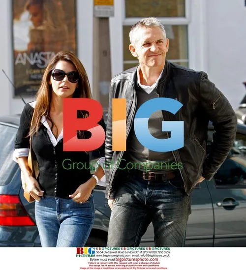 Gary Lineker and Danielle Bux take a stroll in London