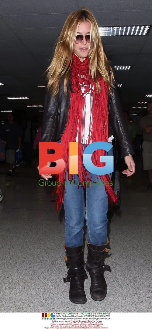 Cat Deeley and Jack Houston at LAX