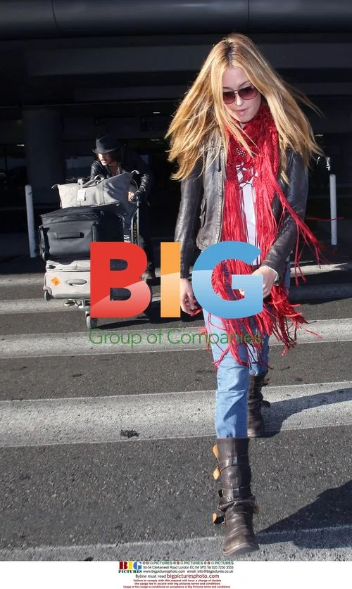 Cat Deeley and Jack Houston at LAX