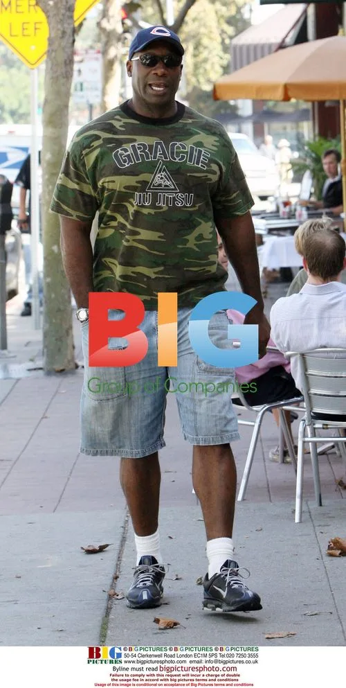 Michael Clark Duncan strolling in West Hollywood