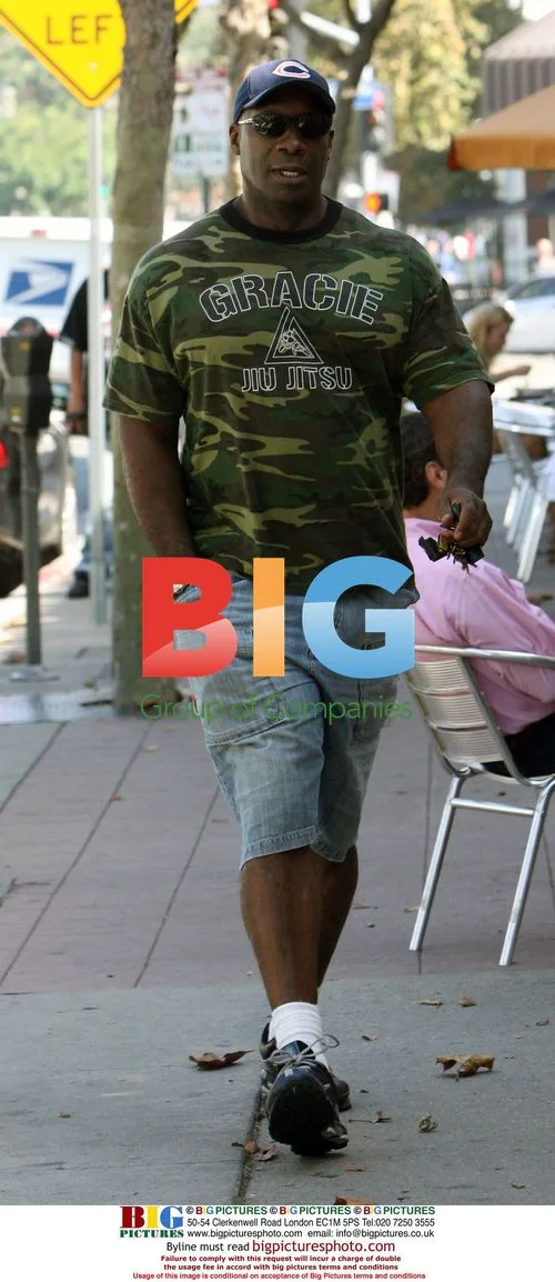 Michael Clark Duncan strolling in West Hollywood
