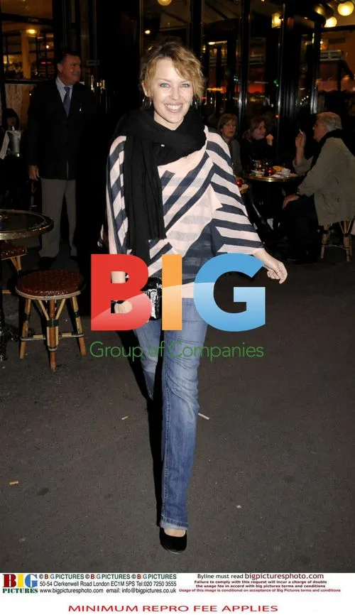 Kylie Minogue spotted with mystery man in Paris