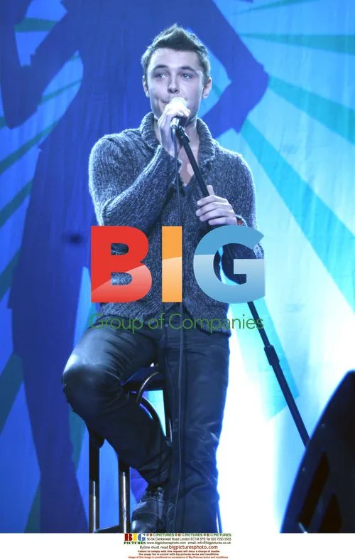 Leon Jackson at 'Big Gig' 2008