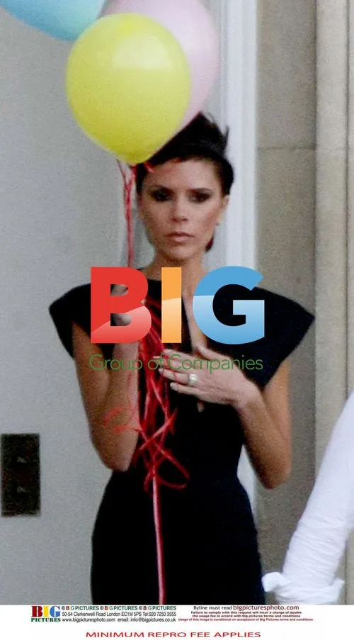 Victoria and David Beckham Filming DVB Clothes Range