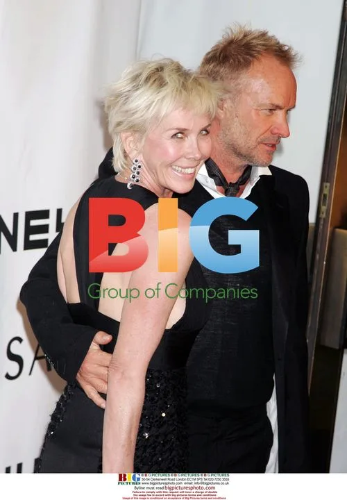 STING and TRUDIE STYLER at 2008 Whitney Gala