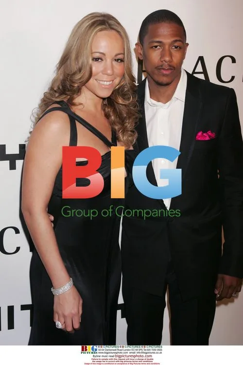 Mariah Carey and Nick Cannon at 2008 Whitney Gala