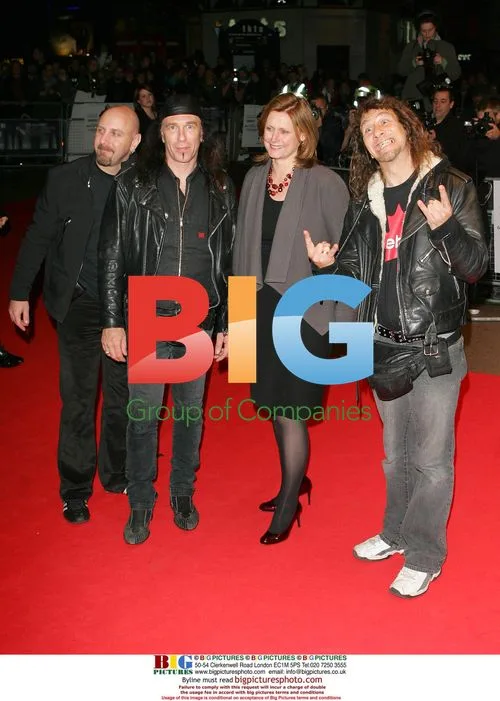 Anvil band members at Anvil! The Story of Anvil premiere