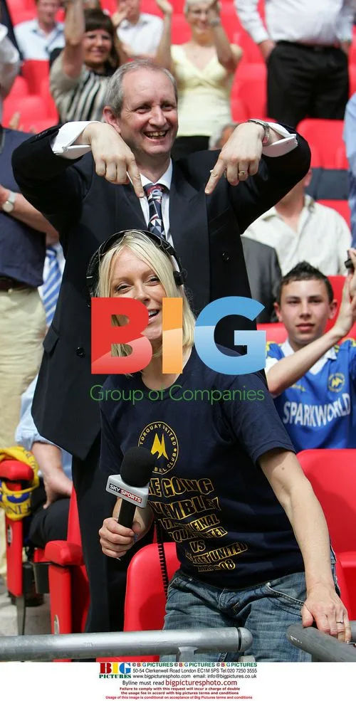 Soccer AM's Helen Chamberlain at FA Trophy Final