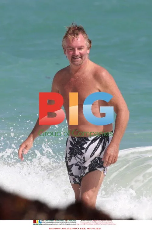 Noel Edmonds and Liz Davis on vacation