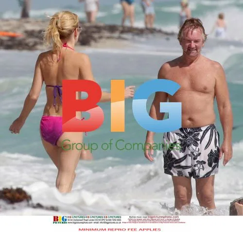 Noel Edmonds and Liz Davis on Holiday