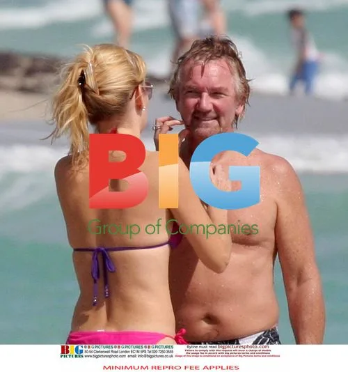 Noel Edmonds and Liz Davis on Holiday