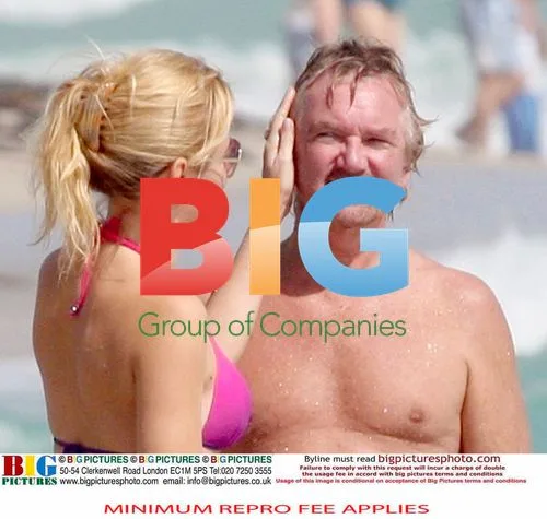 Noel Edmonds and Liz Davis on Vacation