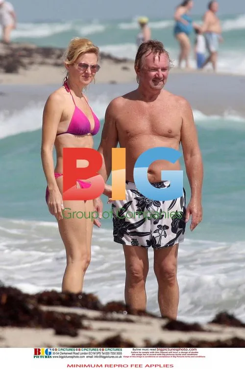 Noel Edmonds and Girlfriend Liz Davis on Vacation