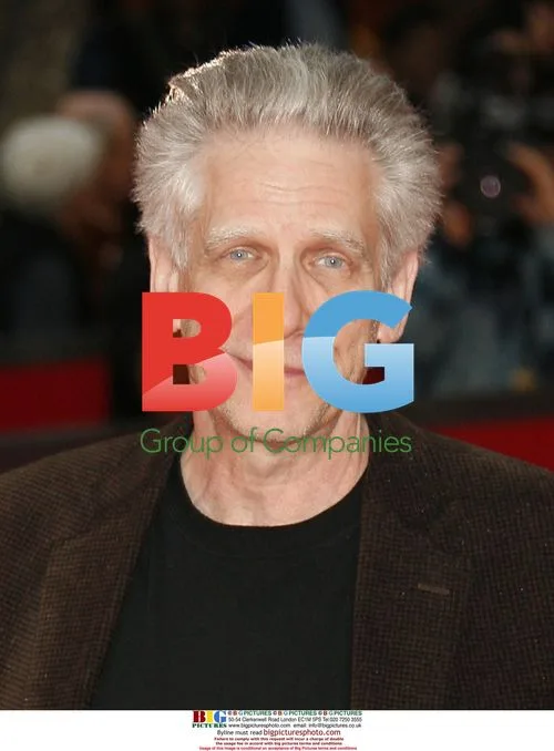 Director David Cronenberg on red carpet in Rome
