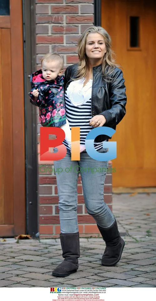 Kerry Katona returns home from London