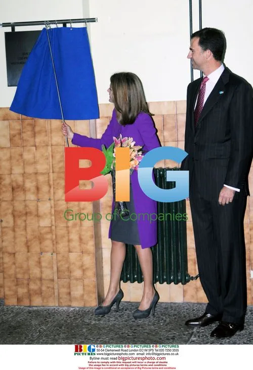 Princess Letizia visits school