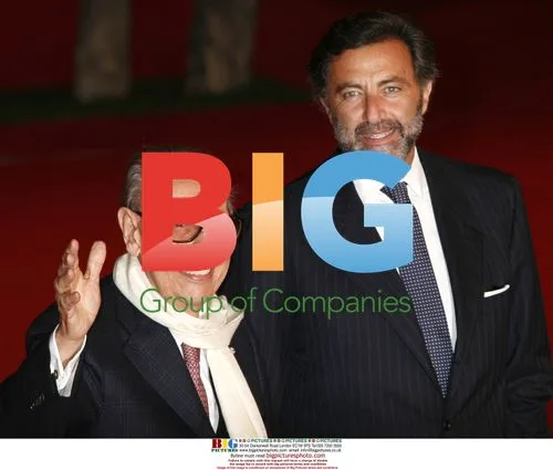 Gian Luigi Rondi and Luca Barbareschi at Rome Film Festival