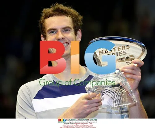 Andy Murray celebrates match point at Madrid Masters
