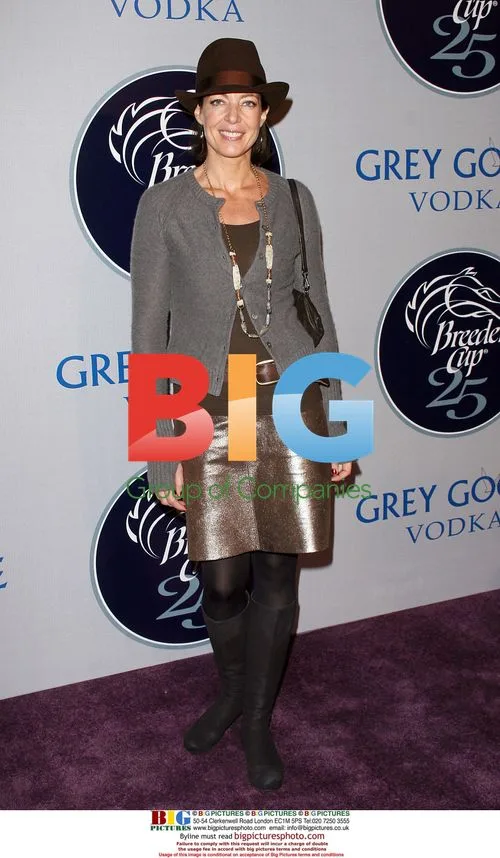 Allison Janney at Breeder's Cup Winners Circle