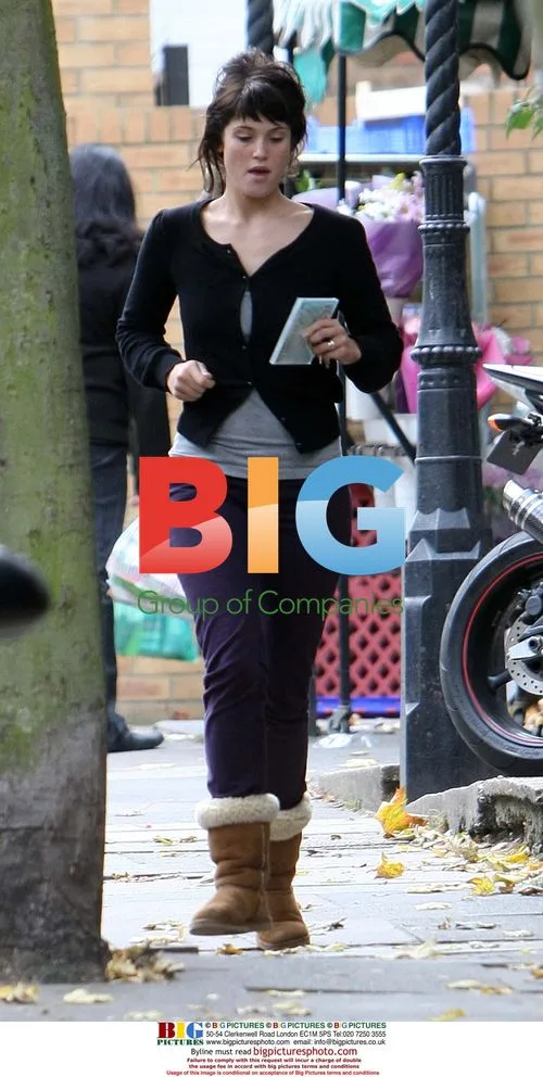 Gemma Arterton Shops at Corner Store